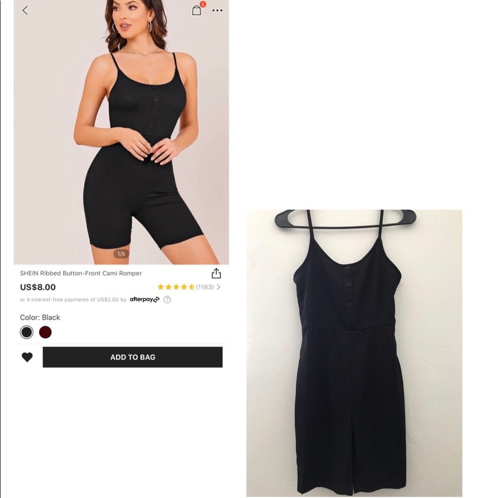 Cami front romper